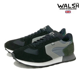 ウォルシュ スニーカー 靴 WALSH NEW GLORY NGL11033 GRY/BLK/GRN NGL11034 NVY/GRY/WHT ニューグローリー ローカット シューズ メンズ スエード イングランド製 イギリス製 英国製 父の日