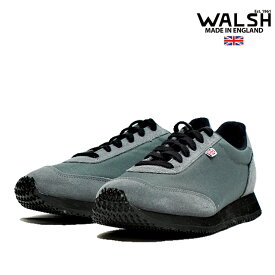 ウォルシュ スニーカー 靴 WALSH TORNADO 17 GREY TOR50025 BLACK TOR50063 トルネード ローカット シューズ レディース グレー 黒 ブラック スエード イギリス製 英国製 超軽量 父の日