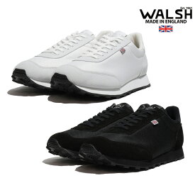 ウォルシュ スニーカー 靴 WALSH TORNADO-T XV2 BLACK TOR24463 WHITE TOR24465 トルネードティー エックスブイツー ローカット シューズ メンズ レディース ブラック スエード イギリス製 英国製 超軽量 父の日