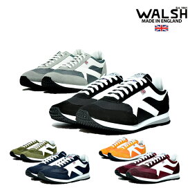 ウォルシュ スニーカー 靴 WALSH TORNADO TOR01393 TOR01395 TOR01391 TOR00265 TOR01392 TOR01394トルネード ローカット シューズ メンズ レディース ブラック スエード イギリス製 英国製 超軽量 父の日