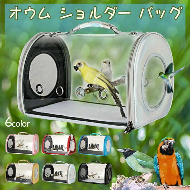 楽天市場】鳥キャリーケージ オウムキャリーバッグ インコ お散歩 