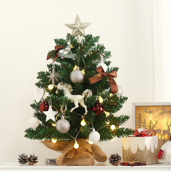 楽天市場 クリスマスツリー 卓上 40cm ミニツリー クリスマス飾り フルセット 北欧風 赤 レッド ゴールド シルバー おしゃれ 小さめ コンパクト 卓上 クリスマスツリーセット Xmas Tree Topvalue