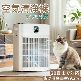 【1000円クーポン＆P5倍】即納！空気清浄機 ペット用空気清浄機 花粉対策 両面吸気 浮毛吸引 脱臭 浄化 20畳 HEPAフィルター 脱臭機 省エネ 空気質検知 花粉 PM2.5 除菌 タバコ 消臭 軽量 子供部屋 赤ちゃん安心 コンパクト PSE認証 遠隔操作 強力吸引 スマートセンサー搭載