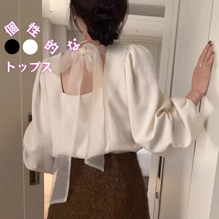 楽天市場】【大きなリボン】トップス レディース シャツ ブラウス  