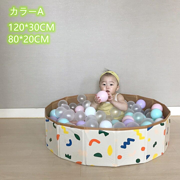 楽天市場 プール ボールプール 1 30cm ベビーサークル 折り畳み式 コンパクト 知育玩具 室内室外 遊ぶハウス おもちゃ箱 持ち運び便利 子供用のゲームプール プレイサークル キッズ ベビー プレゼント ペットプール 水遊び 折り畳み 80 cm Topvalue
