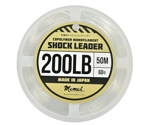 momoi �@�V���b�N���[�_�[ CO-POLYMER MONOFILAMENT �i�C����200lb 60��50m �N���A