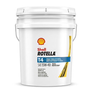 �V�F�� ���e�� T4 (Shell Rotella / ������ R4 ����) 15W-40 �z���� �D���p �f�B�[�[���G���W���I�C�� 5�K���� (18.9L)