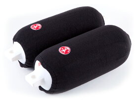 【2個セット・カバー付き】ツインアイ ボートフェンダー T-5　275mm×760mmフェンダーロープ付き 2個セット インターコムマリン社製　トップウォーターオリジナル　ホワイト