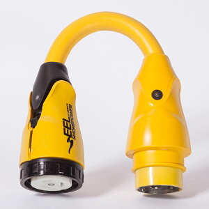 Marinco EEL �s�b�O�e�[�� �d���ϊ��A�_�v�^�[ (50A 125/250V �I�X - 50A 125V ���X) �}���[�i���d�E�D���{�[�g�p P504-503