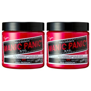 �y2�Z�b�g�z�}�j�b�N�p�j�b�N ���b�h�p�b�V���� 118ml �w�A�J���[�N���[�� MC11050MANIC PANIC RED PASSION �}�j�p�j HAIR COLOR �ѐ��� ������ �J���[�����O ���e�t ���p �r�W���A���n �w�A�J���[ �ԁy