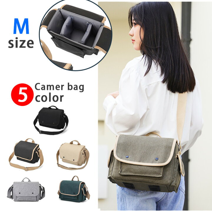 楽天市場】カメラバッグ ショルダー 一眼レフ ミラーレス カメラバッグ 