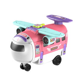 飛行機 おもちゃ おままごと ミニカー 2台 分解可能 航空機おもちゃ 音楽機能付き 子供向け 知育玩具 お誕生日プレゼント