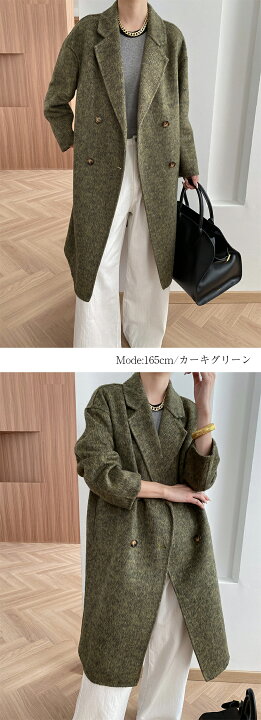 楽天市場】カシミヤ チェスターコート レディース 冬 ロングチェスター 