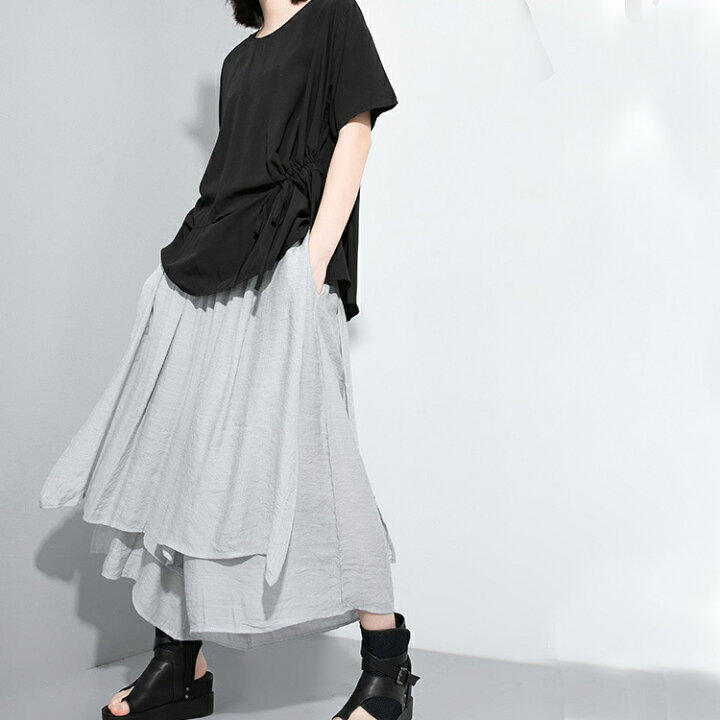 楽天市場】【期間限定：クーポン利用で2780円】袴パンツ ワイドパンツ 