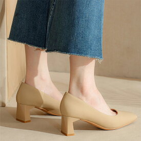 パンプス 靴 レディース 5センチヒール ミドルヒール 走れるパンプス パンプス 痛くない 柔らかい 歩きやすい 太ヒール ブラック 黒 大きいサイズ 小さいサイズ 大人 コーデ フォーマル フラット ハイヒール お仕事 通学 通勤 送料無料