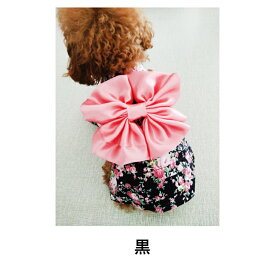 犬用ドッグウェア着物浴衣スカートワンピース花柄お祭りお散歩出かけ春f服夏服秋服　猫服、犬用犬の服アクセサリ　中型犬服小型犬服リボン生地ひんやりするペア服女の子ワンちゃダックスフンド服チワワ服マルチーズ服トイプードルダックスフンド、