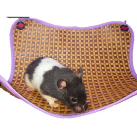 小動物用ハウスベッド寝袋夏用涼しい隠れ屋遊び場ひんやりシート冷えシートハムスター夏シートハリネズミグッズモルモットチンチラデグー用夏シート