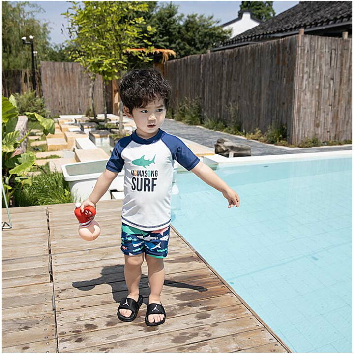 楽天市場】キッズ 水着 男の子 ジュニア ベビー 子供 子ども ラッシュ  