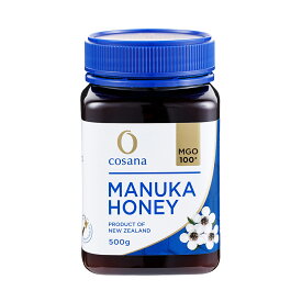 【ポイント20倍以上】cosana(コサナ) マヌカハニー MGO100+/UMF6+ 500g - はちみつ 蜂蜜 非加熱 無農薬 UMF5+以上