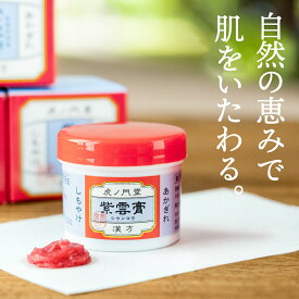 【第2類医薬品】くさくない・におわない 紫雲膏(22g)：火傷(やけど)・ひび・しもやけ・痔 あかぎれ 魚の目 あせも ただれ 外傷 痔核による疼痛 肛門裂傷 湿疹・皮膚炎