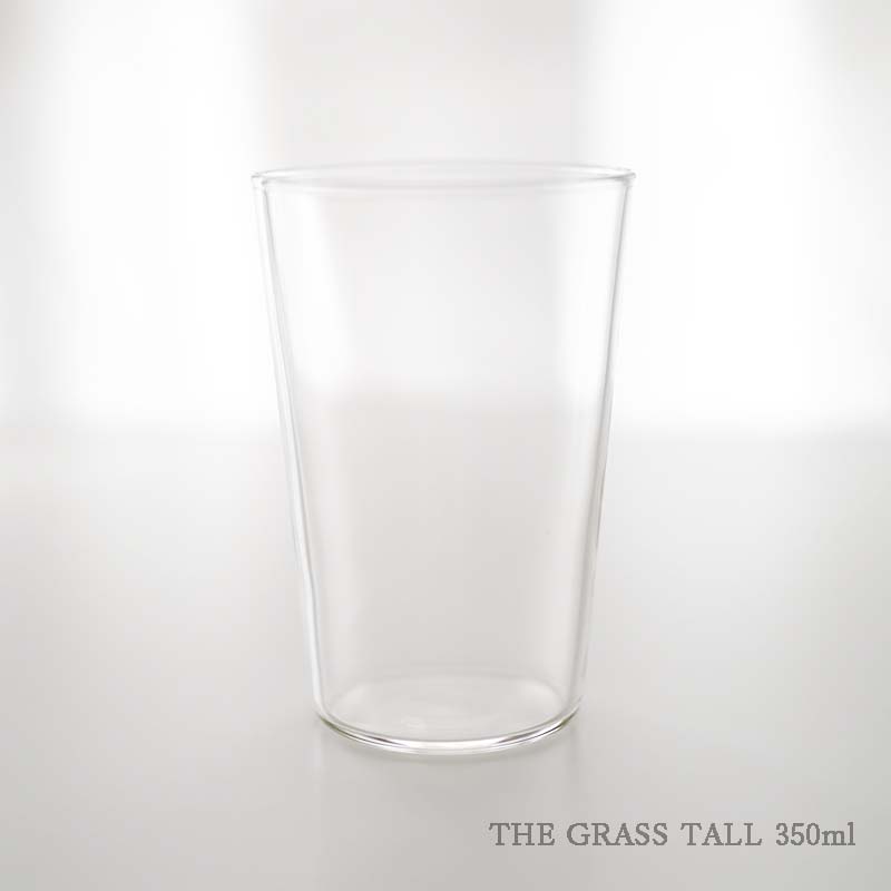 大切な 生活に馴染むシンプルで美しいグラス グラス ご予約品 シンプルスタンダード THE GLASS TALL 350ml トール 食器洗い対応 ははのひ 耐熱 ガラス 母の日 電子レンジ可