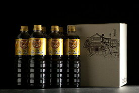 【とら醤油 ハイゴールドギフトセット 1L 6本セット】 倉敷 美味しい 贈り物 ギフト 敬老の日 お中元 お歳暮 本醸造 醤油 お取り寄せ 国産 岡山県産 濃口醤油 とら醤油