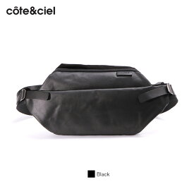 コートエシエル ボディバッグ イザラウ Cote&Ciel ISARAU Coated Canvas Black ウエストバッグ スリングバッグ タウンユース 9.7インチタブレット対応 メンズ レディース CC-28395 【正規販売店】