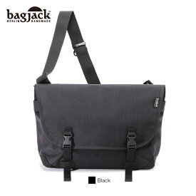 バッグジャック bagjack メッセンジャーバッグ Lサイズ リトルジャック ショルダー A3対応 Black Classic little jack Messenger Lノベルティ＆無料ラッピング ] [ラッピング無料]【正規販売店】