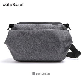 コートエシエル cote&ciel ボディバッグ リス RISS Eco Yarn BlackMelange メッセンジャー ショルダー 13インチ対応 日本限定モデル メンズ レディース ビジネス 通勤 通学 大きめ CC-28431 [ラッピング無料]【正規販売店】