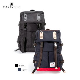 マキャベリック MAKAVELIC リュック バックパック 20L A4対応 ダブルベルト デイパック メンズ レディース 通学 TRUCKS DOUBLE BELT PMD MIX DAYPACK 3120-10108 [ノベルティプレゼント&ラッピング無料]【正規販売店】