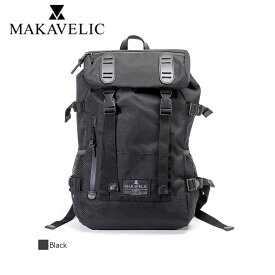 マキャベリック MAKAVELIC DOUBLE BELT ZONE MIX DAYPACK BLACKEDITION リュック BLACK EDITION 3122-10106 [ノベルティプレゼント&ラッピング無料]【正規販売店】