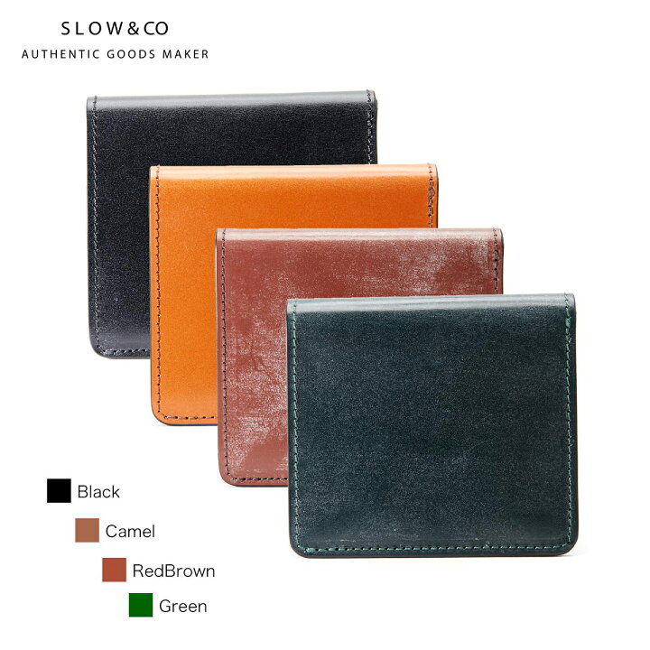 楽天市場】【数量限定レザーネームプレート付】スロウ SLOW 二つ折り 