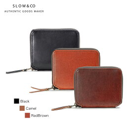 スロウ SLOW 2つ折り財布 ハービー ミニ ラウンドウォレット 山陽 コンパクトウォレット 本革 herbie mini round wallet SO737I 【TORATO'S SELECTION】 [ノベルティプレゼント&ラッピング無料]【正規販売店】