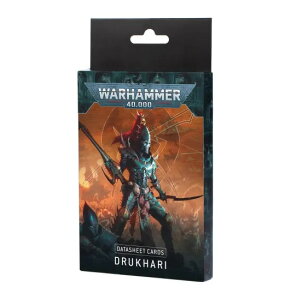 yEH[n}[ 40000zDATASHEET CARDS: DRUKHARI (ENGLISH) 45-02E