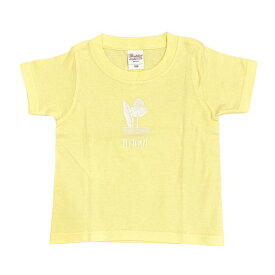 フラダンス衣装 tシャツ レッスン　フラ　子供用　キッズ　着やすい　伸縮　TUT-KIDS-TG-YEL　TUTUVI　子供用Tシャツ　トーチジンジャー　　イエロー　ホワイト　黄白