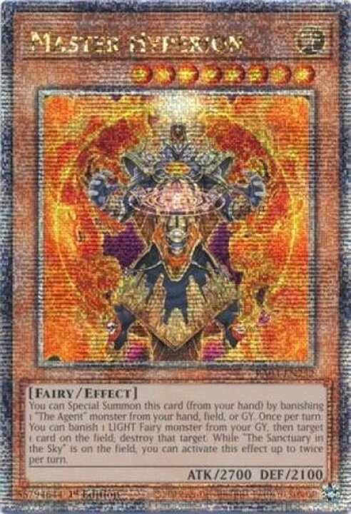 楽天市場】遊戯王 マスター・ヒュペリオン 英語版 1st RA03-EN252 マスターヒュペリオン 神秘の代行者アース EU版 英語 25th 遊戯王