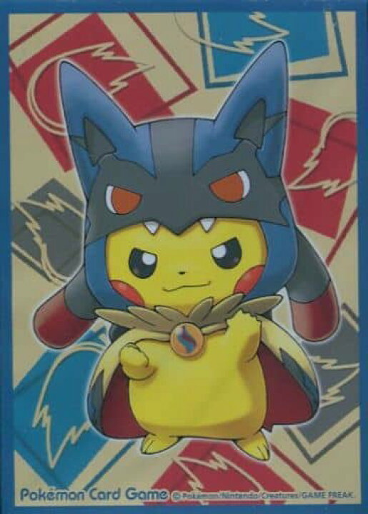 楽天市場】ポケモンカード デッキシールド メガルカリオのポンチョを着 