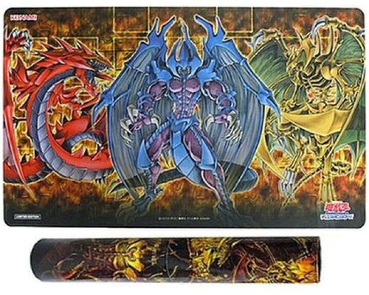 楽天市場】遊戯王 公式プレイマット 三幻魔 ケース付き 【中古 