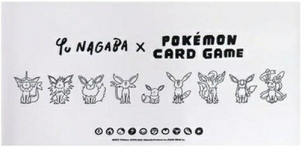 ポケモンカード ラバープレイマット  イーブイズ Yu NAGABA   【中古】