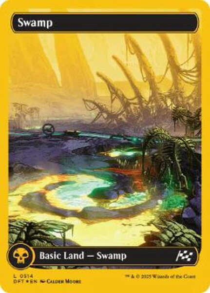 マジックザギャザリング MTG 無色 沼(ファーストプレイスFoil) DFT-514 基本土地 Foil 【中古】
