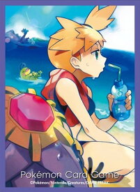 ポケモンカード デッキシールド カスミ＆スターミー 64枚入り 未開封スリーブ 【中古】