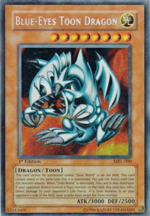 楽天市場】遊戯王 ブルーアイズ・トゥーン・ドラゴン アジア版 1st MRL 