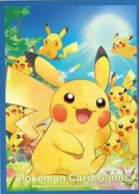 ポケモンカード デッキシールド ピカチュウ大集合 64枚入り 未開封スリーブ 【中古】