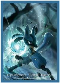 ポケモンカード デッキシールド ルカリオ 64枚入り 未開封スリーブ 【中古】