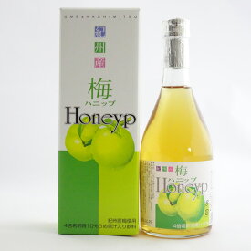 プラム食品　梅ハニップ（590g） 希釈用梅ドリンク （紀州産青梅果汁使用）包装可
