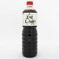 【天王醸造】美味しょうゆ（1L）ペットボトル[濃口醤油（混合）]　※包装不可商品
