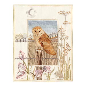 Bothy Threads NXXeb`hJLbg uWildlife - Barn Owlv (tNE) WIL3 {V[XbY DERWENTWATER DESIGNS yCO/[40`80xz