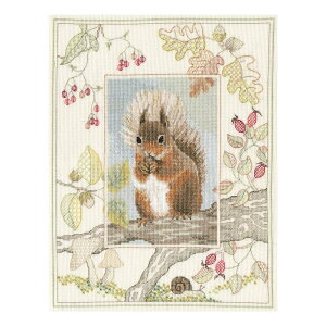 Bothy Threads NXXeb`hJLbg uWildlife - Red Squirrelv (L^X) WIL4 {V[XbY DERWENTWATER DESIGNS yCO/[40`80xz