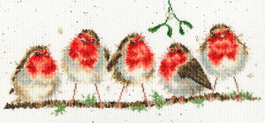 Bothy Threads �N���X�X�e�b�`�h�J�L�b�g �uRockin' Robins�v XHD-69 �{�V�[�X���b�Y �R�}�h�� �y�C�O����/�[��40�`80�����x�z