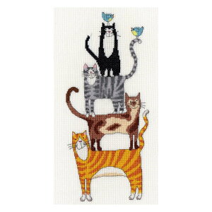 Bothy Threads �N���X�X�e�b�`�h�J�L�b�g �uCat Stack�v XKM1 (�l�R �L) �{�V�[�X���b�Y �y�C�O����/�[��40�`80�����x�z